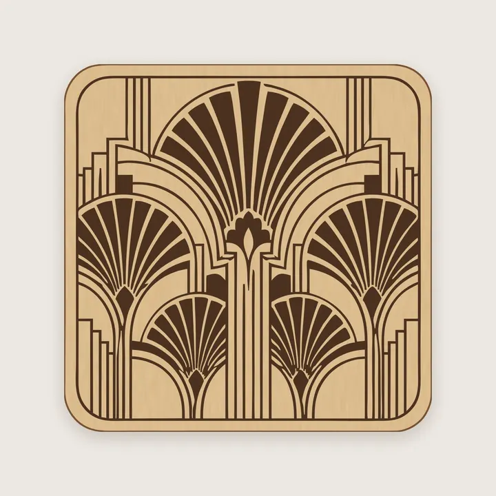 Art Deco Coaster
