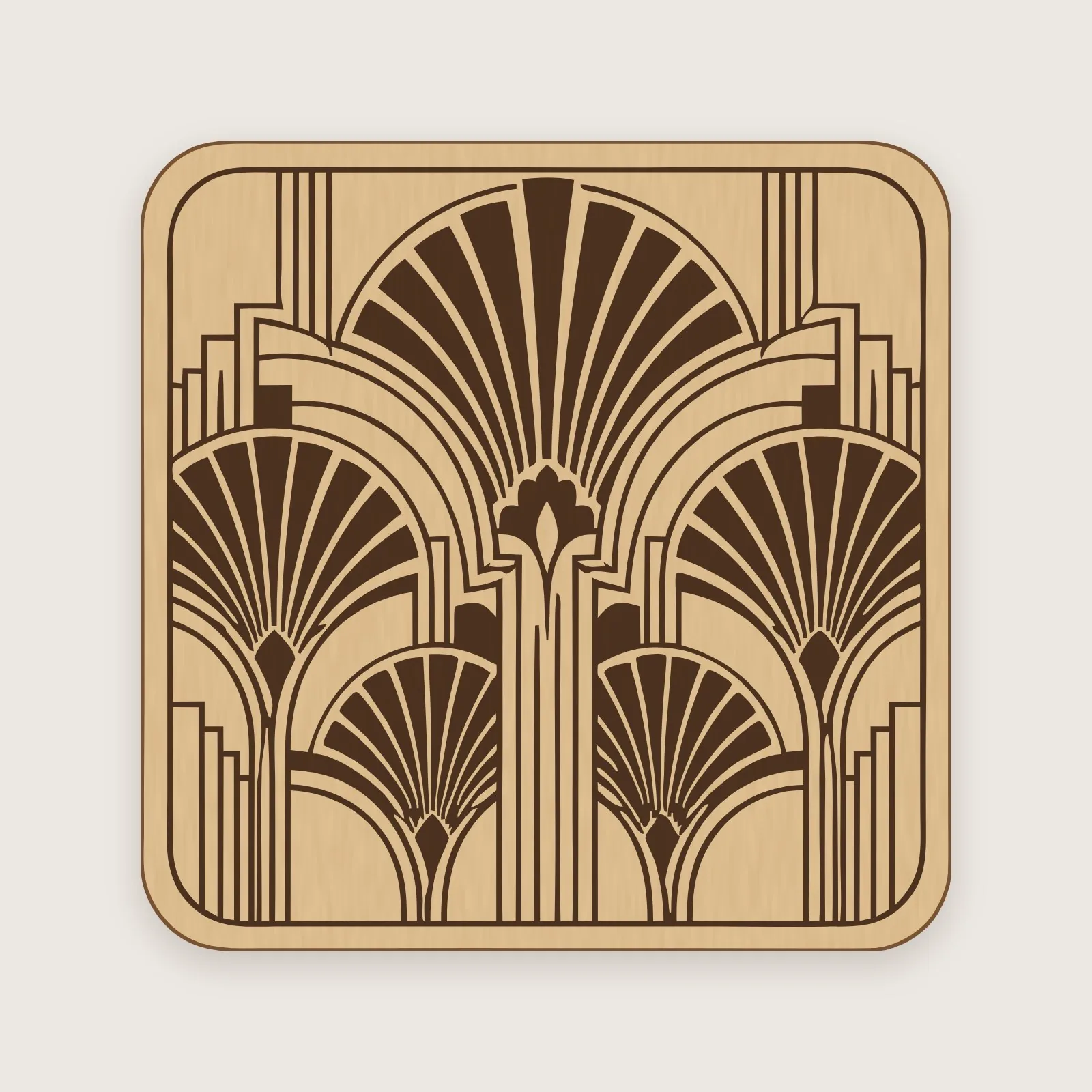 Art Deco Coaster