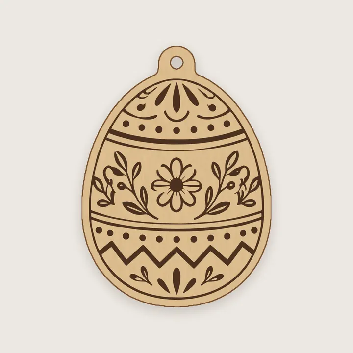 Uovo di Pasqua decorato