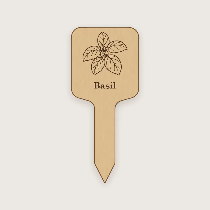 Basil Plant Marker