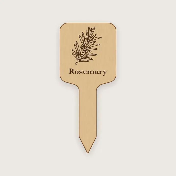 Rosemary Plant Marker