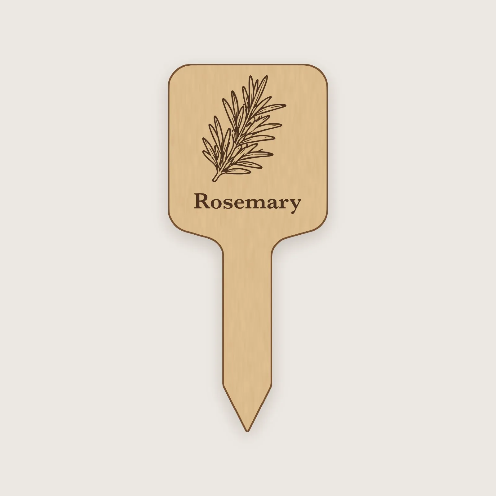Rosemary Plant Marker